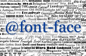 font-face