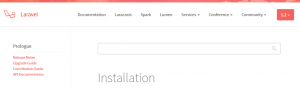 documentazione di laravel