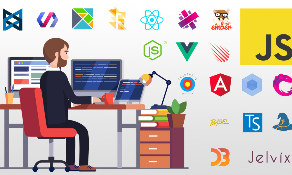 I framework JavaScript che contano: Vue.js, React, Node.js e Angular