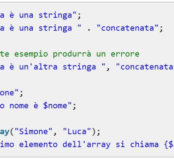 PHP Funzioni
