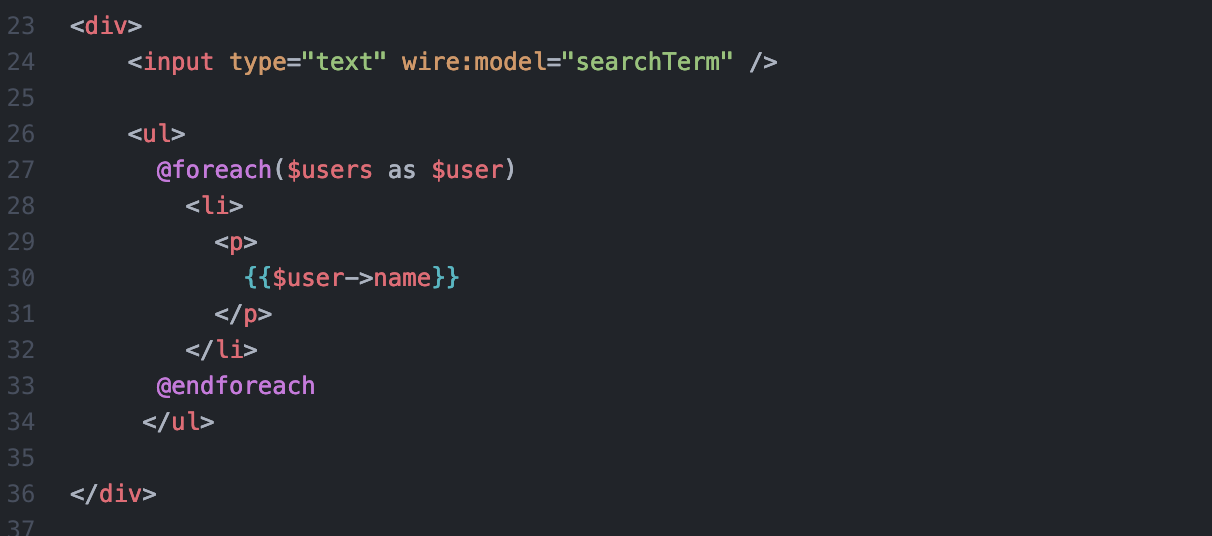 laravel livewire